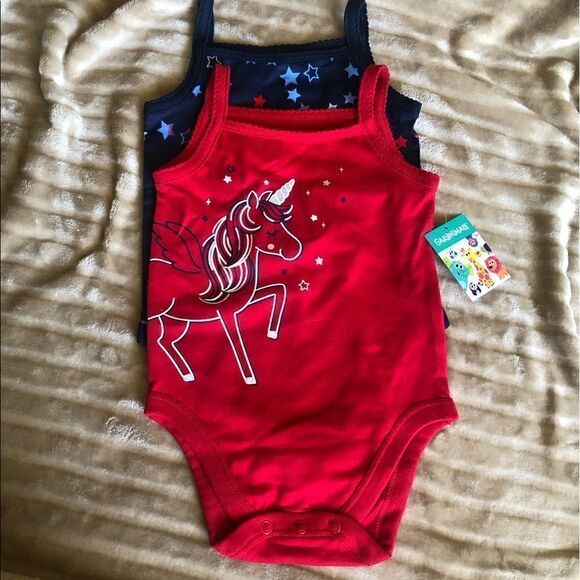 NWT Set of two onesies. Sz 6-9 months - Picture 1 of 3